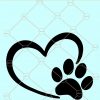 Paw print svg free