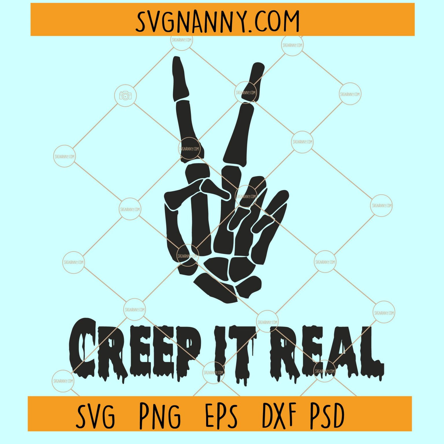 Creep it real svg, fall svg, ghost svg, Halloween svg, pumpkin svg