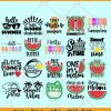 Summer Bundle Svg, Summer Svg bundle, summer shirt designs, Summer Cut Files