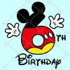 6th Birthday Mickey svg, Mickey Birthday Svg, six Mickey SVG, Mickey sixth Birthday svg, Mickey Birthday Boy Svg, Birthday Party Svg, Disney Family Svg, Disney Kids Birthday Svg, Minnie Birthday Svg, 6 years old SVG  files