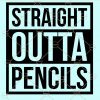 Straight outta pencils svg