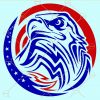 Patriotic eagle svg, patriotic t-shirt svg, patriotic svg, American eagle svg, American svg, 4th of july eagle svg