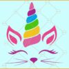 Cat unicorn svg