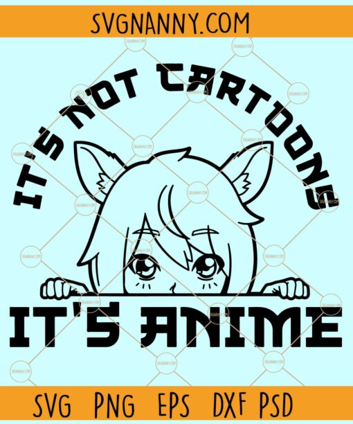 It's not cartoon it's Anime svg