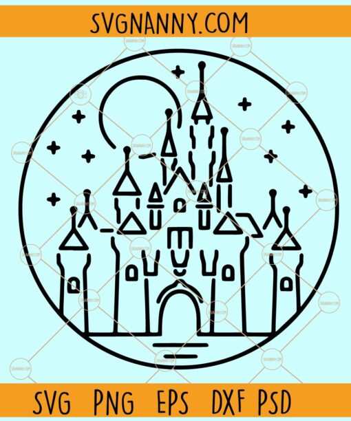 Disney World Castle SVG, Disneyland svg, D svg, Disney Castle svg