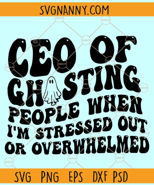 EO of Ghosting people SVG, Mental Health svg, anxiety svg, trending svg