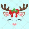 Christmas reindeer svg file, Merry Christmas Svg, Reindeer svg, Christmas Reindeer svg