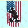 Mickey American flag SVG, Disney Mickey USA Flag Svg, Disney 4th of July Svg