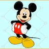 Mickey Mouse standing SVG, Mickey Mouse Svg, Mickey Mouse Cartoon SVG