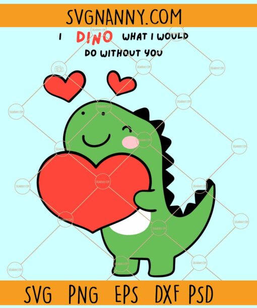 Dinosaur with heart SVG, Loveasaurus SVG, valentine dinosaur svg
