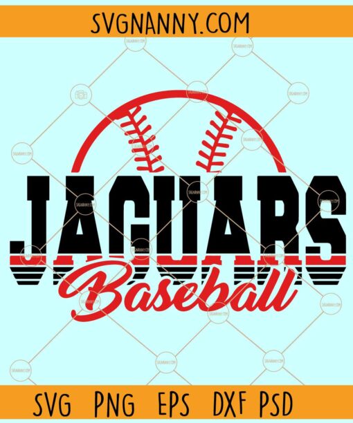Jaguar Baseball SVG, Baseball svg, Jaguar Baseball Team SVG, Baseball Sport Team SVG