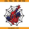 Spiderman on web SVG, Spider man svg, Marvel Superhero Spiderman svg