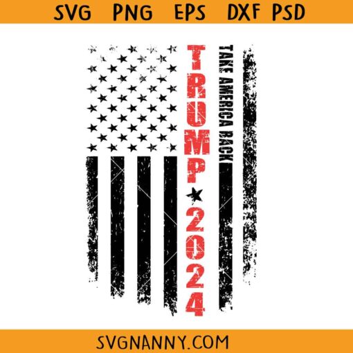 Trump flag 2024 distressed SVG, Trump distressed flag SVG, Trump flag 2024 svg