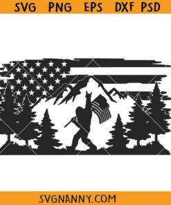 Bigfoot American flag SVG, Bigfoot Fourth Of July SVG, Patriotic SVG, 4th Of July Boys SVG, 4th of July Shirt SVG, 4th of July Décor SVG, Independence Day SVG