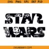 Classic Star Wars Logo with Characters svg, Star Wars Logo Svg, Star Wars Character Svg, Movies Logo Svg, Star Wars Svg, Star Wars Movies Svg