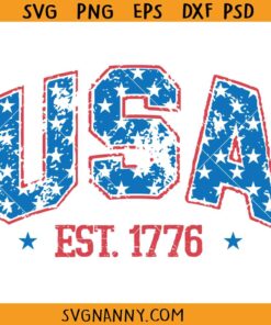 USA est 1776 svg, 4th of july America Flag Svg, Independence Day SVG, Patriotic SVG, USA 4th Of July SVG, America Flag SVG