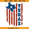 Distressed Texas flag SVG, Distressed Flag svg, American flag svg, 4th of july svg     