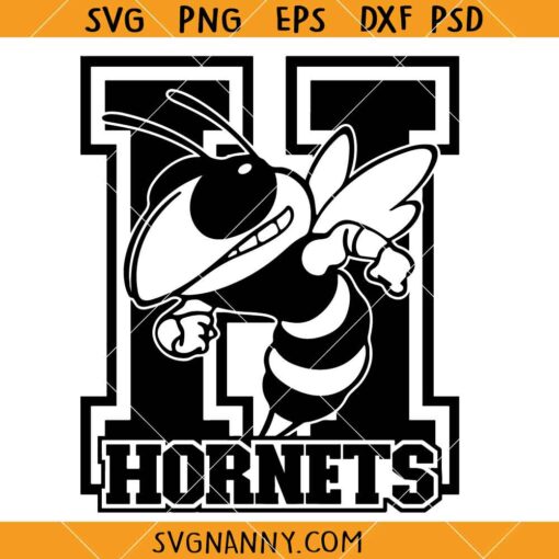 Hornets School spirit SVG, School Spirit SVG, Hornets Mascot SVG, Hornets School SVG    