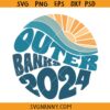 Outer Banks 2024 SVG, North Carolina svg Vacation Shirt SVG, Beach Vibes SVG, Beach vacation 2024 SVG