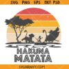 Retro hakuna matata SVG, Family Trip SVG, Hakuna Matata SVG  