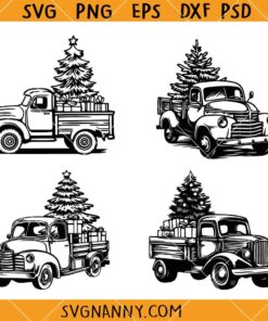 Christmas Trucks Bundle svg, Christmas SVG, Christmas decoration SVG, Christmas Shirt svg