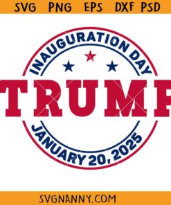 Donald Trump Inauguration 2025 svg, 47th President SVG, Donald Trump SVG