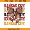 Kansas City coquette bow svg, Kansas City Football SVG, Chiefs Football Shirt SVG 