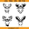 Moose svg, Buck Svg, Hunting Svg, Moose Head Silhouette SVG