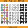 Smiley face Bundle svg, happy face SVG, Emoji SVG   