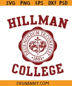 Hillman College Svg, Hbcu College Svg, Blackculture Svg