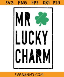 Mr Lucky charm SVG, Boy St. Patrick SVG, St. Patricks Day Svg, St Patrick's Day Shirt SVG