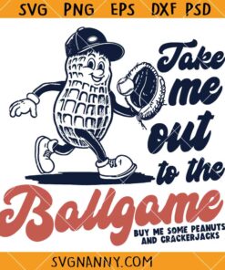 Take me out to the ballgame SVG, Baseball Stitches Svg, Baseball Seams SVG